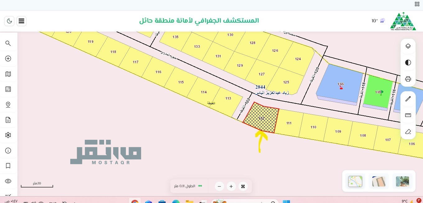 أرض للبيع في حي اللقيطة حائل — صورة 1